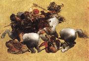 LEONARDO da Vinci Battle of Anghiari oil painting artist